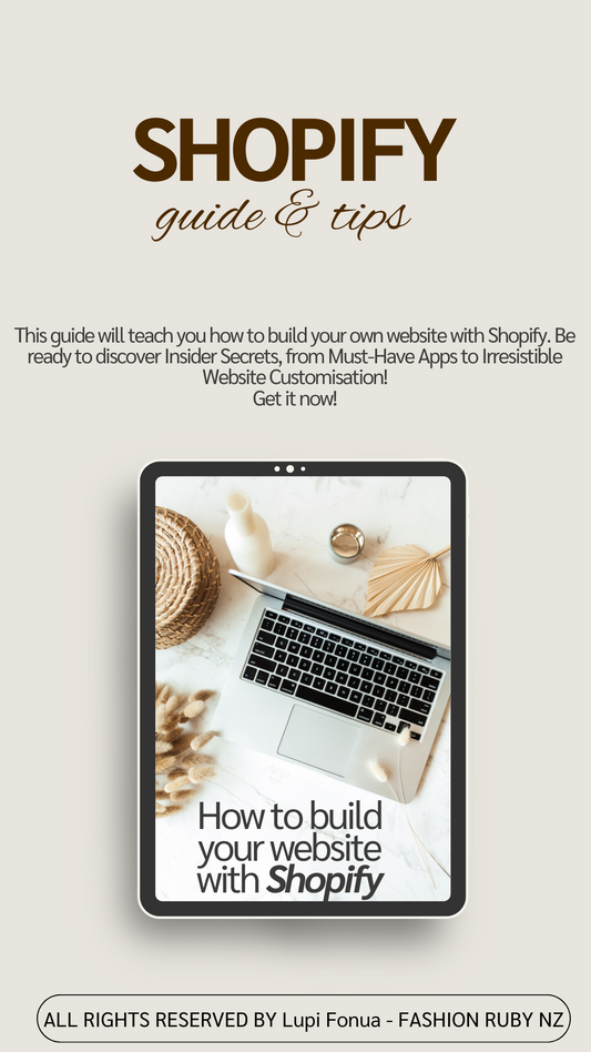 Shopify Guide & Tips E-book