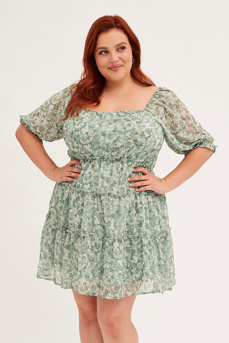 Monica Floral Dress