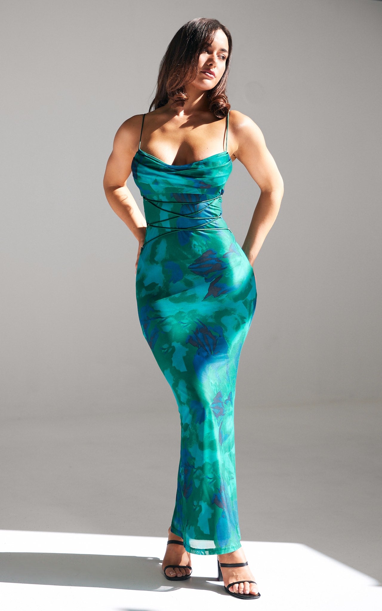 Silk bodycon hotsell maxi dress